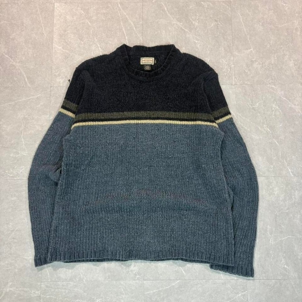 Arizona blue striped sweater Size XL #knitwear